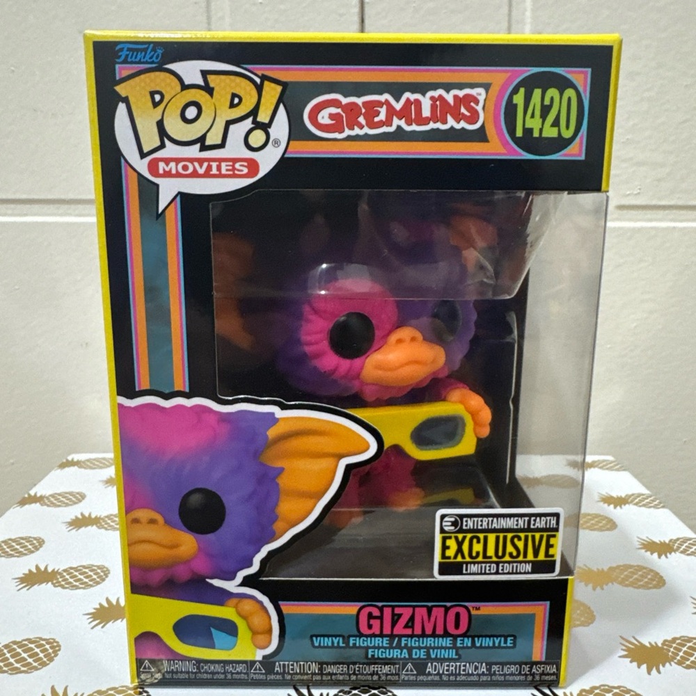 Funko Pop! Movies Gremlins Black Light EE Exc. Gizmo #1420